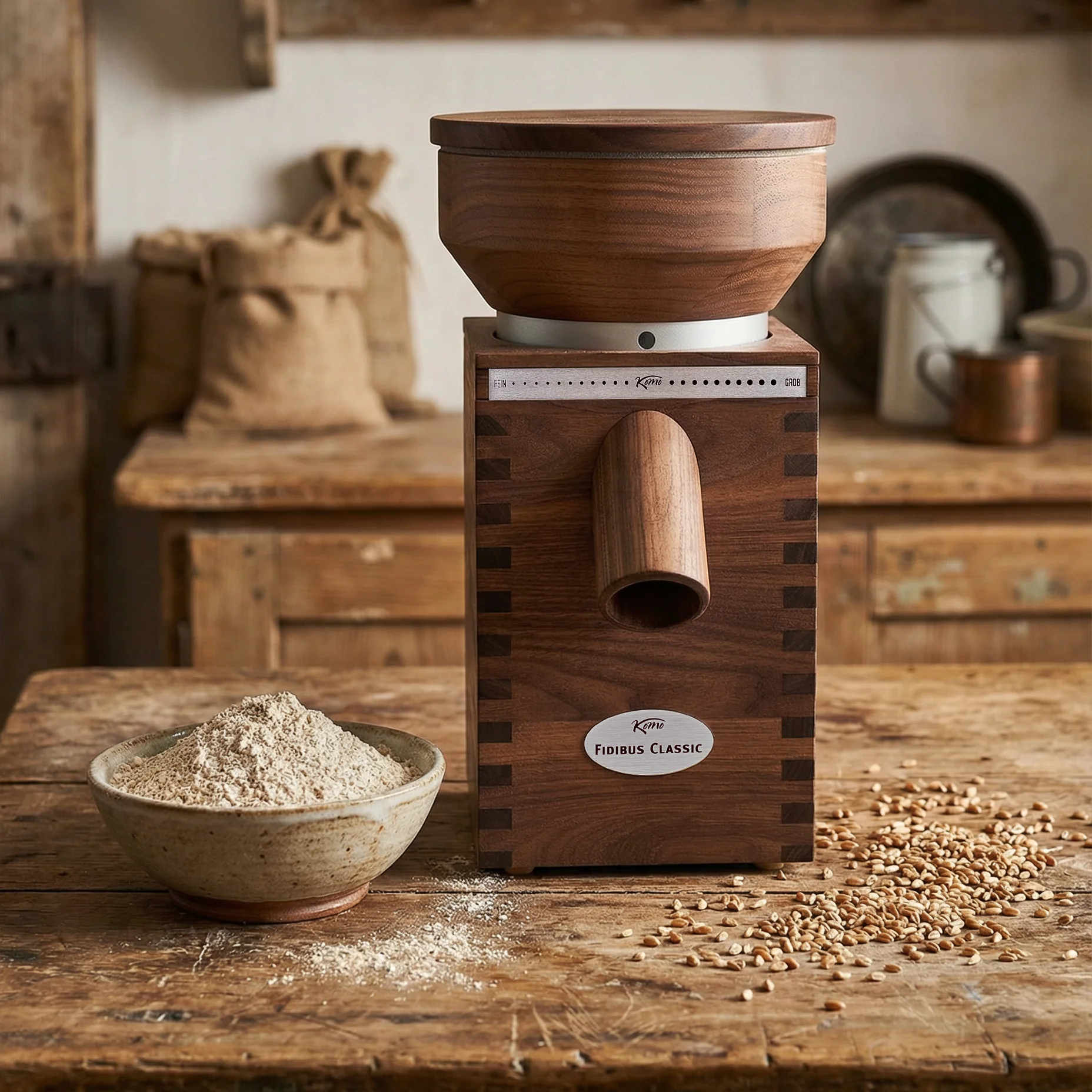 Getreidemühle Fidibus Classic Schwarznuss - Image 9